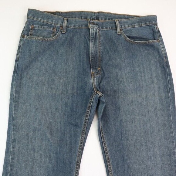 Levi 559 Jeans Mens 40x30 (Fits 42x30) Blue Relaxed Straight Fit - Picture 2 of 11